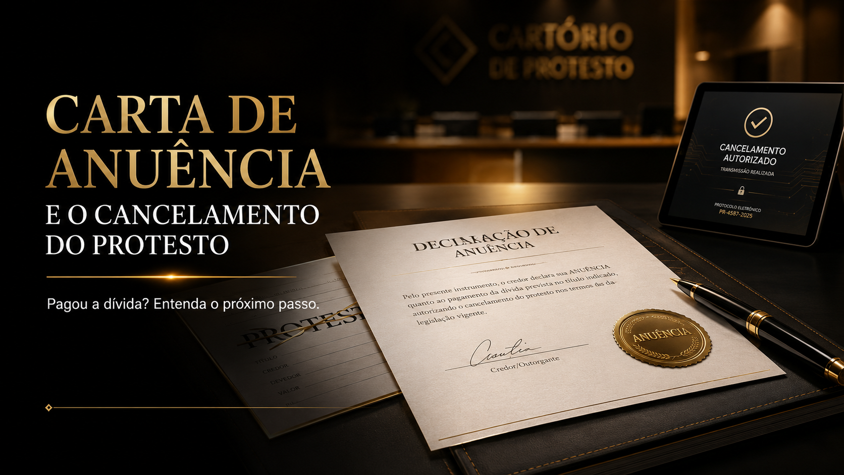 Quitar uma dívida é um passo importante para recuperar a tranquilidade financeira. Mas existe uma dúvida bastante comum entre pessoas e empresas que tiveram um título protestado: depois do pagamento, o protesto é cancelado automaticamente?